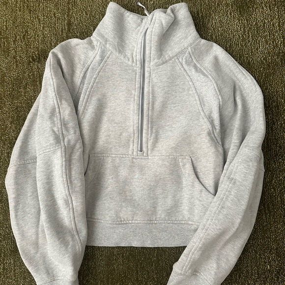 lululemon athletica Tops - Lululemon Athletica Half Zip Scuba